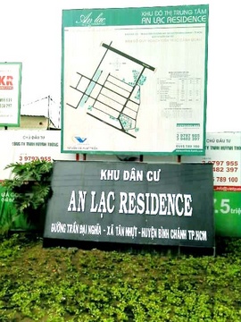 Cụm dân cư An Lạc giá 7. 5tr/ m2 tại Sài Gòn