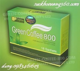 Green coffee 800 - Phương pháp giảm cân hữu hiệu số 1 của Mỹ