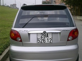 Bán xe Daewoo Matiz SE, đời 2007, tên tư nhân chính chủ. màu ghi bạc, gia đình SD