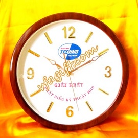đồng hồ in logo quảng cáo