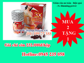 Giảm cân giá rẻ , siêu khuyến mãi 3x slimming power tại hàng chuẩn