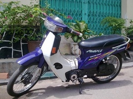 Max II kawasaki đời 2000 màu tím, bstp, xe đẹp, máy êm, giá 4,7tr