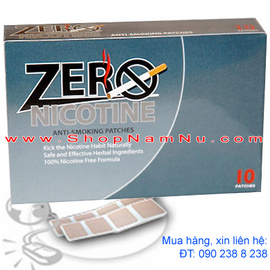 Miếng dán Cai nghiện thuốc lá hiệu quả và an toàn -Zero Nicotine Patches