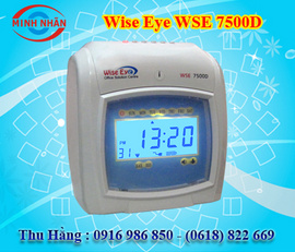 máy chấm công thẻ giấy wise eye 7500A/ 7500D. hiện đại+giá khuyến mãi
