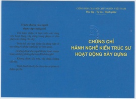 chứng chỉ hanh nghê thiết kế kiến trúc sư