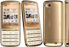 Điện thoại Nokia C3-01 Gold