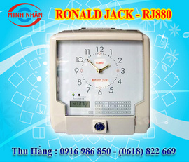 máy chấm công thẻ giấy Ronald Jack RJ-880. sản phẩm bán chạy nhất