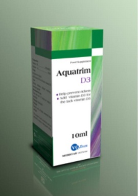 Aquatrim D3 phòng và hỗ trợ bệnh còi xương ở trẻ em.