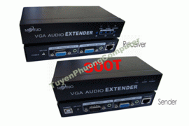 VGA EXTENDER MT-300T Nối tín hiệu VGA bằng cáp mạng Khoảng cách đến 300M, và bộ
