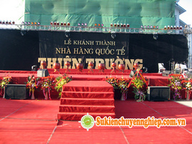 Minh Nam Event cho thuê, cung cấp sân khấu, giàn không gian, backdrop