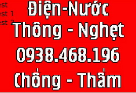 sửa chữa điện nướcchuyên nghiệp tận nơi tại các quận trong tp0938468196