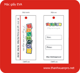 Mác giấy Eva