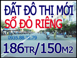 Bán đất bình dương ngay TTHC Quận 186tr/ 150m2 ngay chợ, tr/ học, b/ viện.