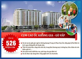 Bán căn hộ Khang Gia giá 526 tr/ căn tại Gò Vấp