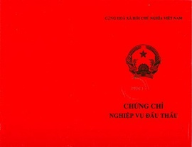 Chứng chỉ Thiết kế, Khảo sát địa hình, địa chất của Sở XD!