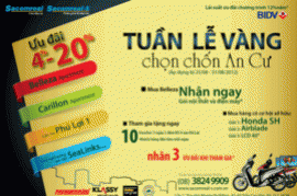 Mua nhà Sài Gòn nhận ngay Voucher nội thất, và SH 150i