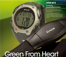Đồng hồ theo dõi nhịp tim HRM-M10 khi tập luyện thể thao