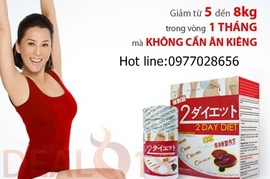 bán thực phẩm linh chi 2 day, 3X slimming giảm cân hiệu quả