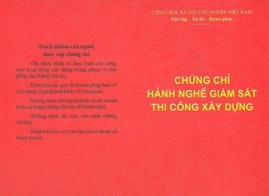 chứng chỉ hành nghề tư vấn giám sát