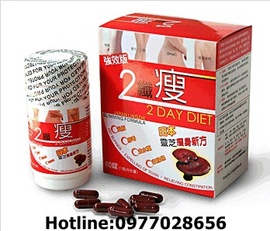 Bán sản phẩm giảm cân 2 Day diet, 3X slimming hàng xách tay giá rẻ