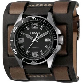 Đồng hồ Fossil Two Buckle Cuff Black Dial Watch