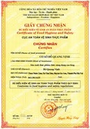 Tp. Hồ Chí Minh: giấy chứng nhận vệ sinh an toàn thực phẩm tại cơ sở kinh doanh CL1155674