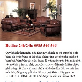 4. Dịch vụ giặt ghế sofa da tại nhà, ghế da, nỉ, đệm chuyên nghiệp