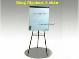 Bảng Flipchart Hàn Quốc 3 chân gấp lật 180 độ Bảng hội thảo giá rẻ