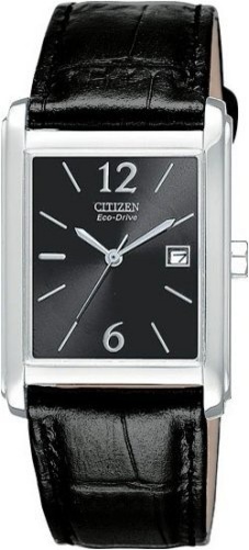 Đồng hồ chính hãng Citizen Men's Eco-Drive Stainless Steel Leather Watch.