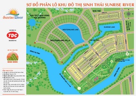 Mở bán dự án Sunrise River khu đô thị xanh sạch với 3 mặt tiền sông thoáng mát .