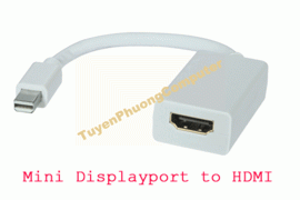 Mini displayport to HDMI