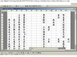 Cài đặt phần mềm viết Sớ chữ Hán Nôm