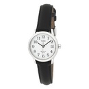 Tp. Hồ Chí Minh: Đồng hồ nữ Timex Women's T2H331 Easy Reader Black Leather Strap Watch. CL1167672P1