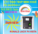 Bình Phước: Máy chấm công & kiểm soát cửa bằng vân tay RONALD JACK F4-VISTA CL1169945