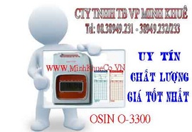 Máy chấm công thẻ giấy osin o - 3300