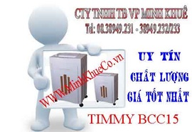 máy huỷ giấy timmy BCC15 huỷ vụn cao cấp giá khuyến mãi tại minh khuê