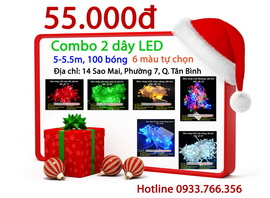 Đèn trang trí Noel giá rẻ nhất 2012