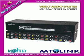 Video & Audio Splitter 4 Port