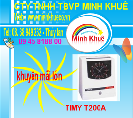 máy chấm công timmy T200A giá rẽ