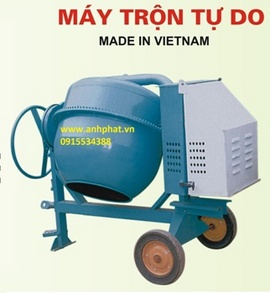 Máy trộn bê tông quả lê 250L chạy điện