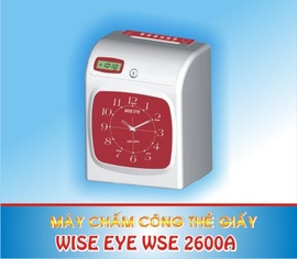 Máy chấm công thẻ giấy wise eye 2600A/ D giá ưu đãi tại minh khuê