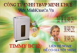 Minh Khuê- máy hủy giấy Timmy BCC12 hủy vụn siêu nhỏ 38949232