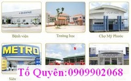 lô H32 Mỹ Phước 3 hướng Bắc, đối diện trường học