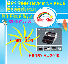 Máy đếm tiền henry hl -2010 UV giá rẽ tại minh khuê vào cuối năm