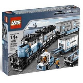 đồ chơi em bé Bộ xe lửa điều khiển LEGO City Passenger Train 7938 nhập khẩu mỹ c