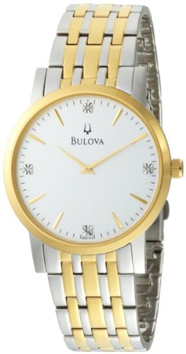 Đồng hồ Bulova Men's 98D114 Diamond Dial Watch- Mua hàng Mỹ tại e24h. vn