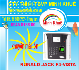 mk bán Máy chấm công & kiểm soát cửa bằng vân tay rj F4-vista giá rẽ