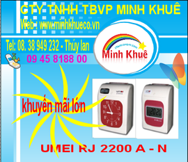 minh khuê bán Máy chấm công umei 220A/ N giá cưc rẽ 01678557161