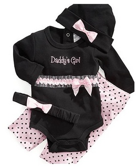 Quần áo bé gái Baby Essentials Baby Set, 6 months Mua hàng Mỹ tại e24h