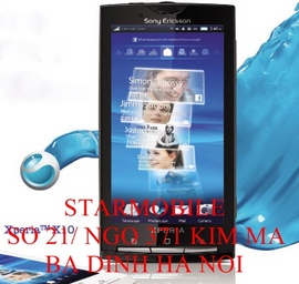 starmobile bán Sony X10 giá 3. 049. 000 vnđ, starmobile chuyên điện thoại.